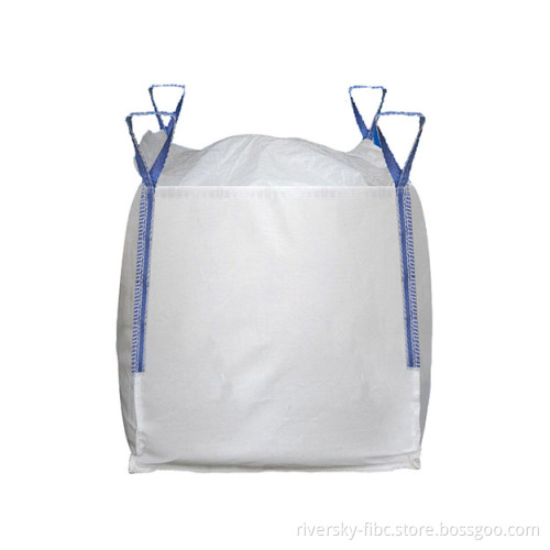 One ton white PP Jumbo bag